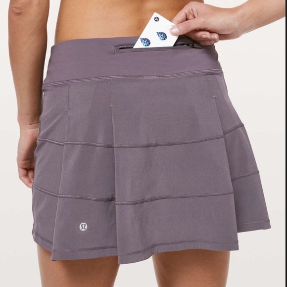 lululemon athletica Dresses & Skirts - [Lululemon] Pace Rival Skirt (Regular) *4-way Stretch in Graphite Purple 12